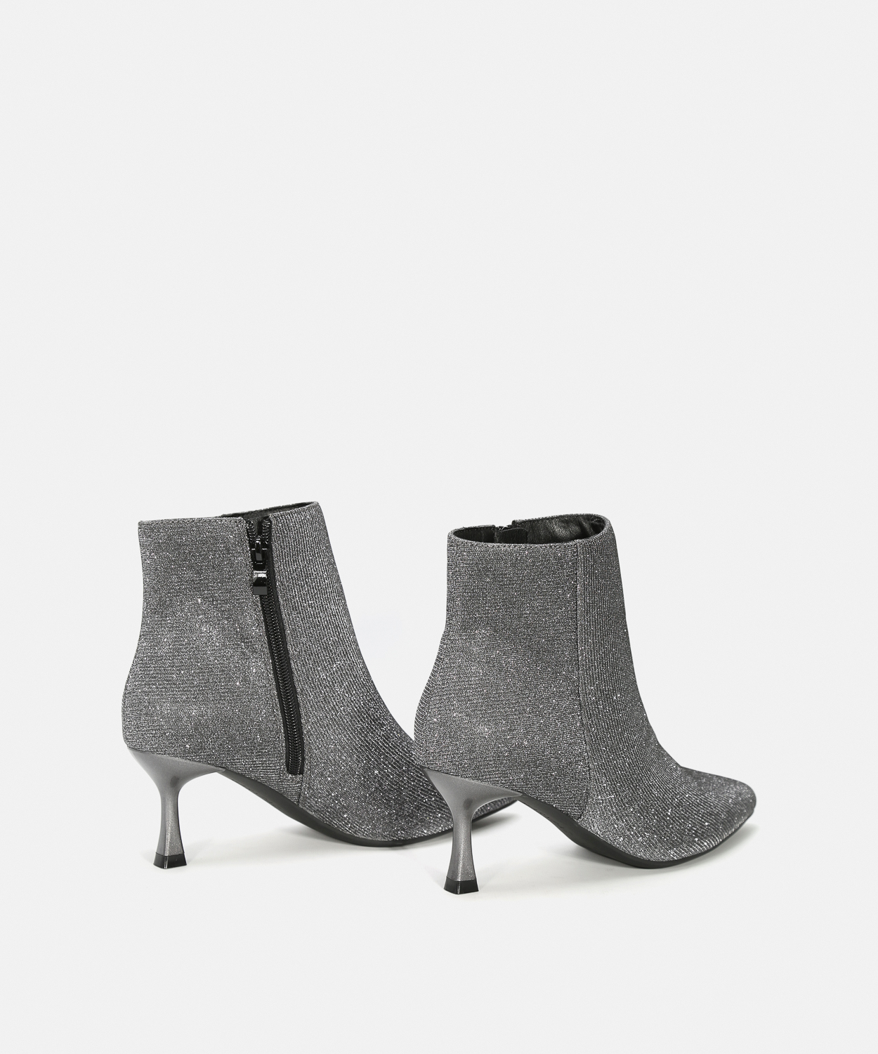 Botines tacón fino brillo image number null